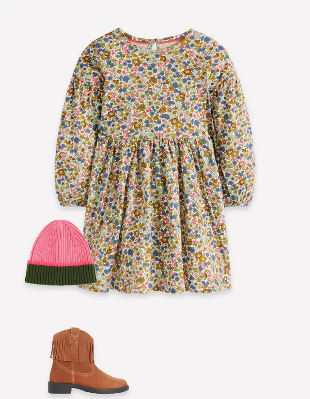 mini boden holiday dress Girls Madeline Blouson Sleeve holiday_party