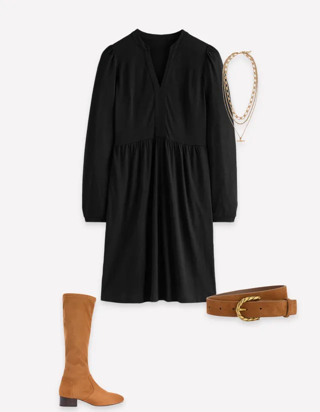 boden black jersey dress Naomi Relaxed - Womens dresses