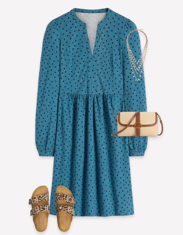 hannah jersey dress boden Women's Naomi Relaxed in Blue off